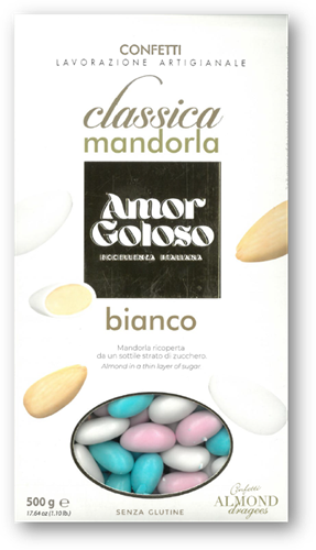 ESPOSITORE CONFETTI Almond Dragees Mixed (500GR*6PC)