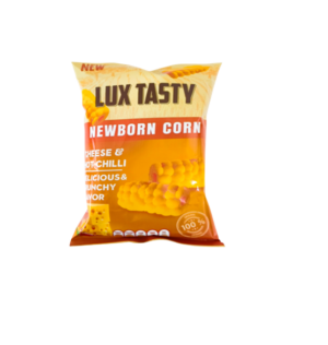 LUX TASTY Newborn Corn - Cheese & Hot Chilli (85G*24PC)