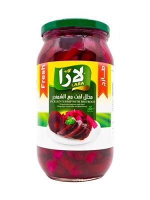 LARA Pickled Turnip With Beetroot Sliced Fresh (650GR*12PC)
