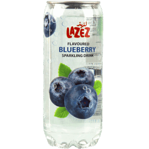 Laziz Sparkling Water - Blueberry(350ml * 24PC)