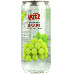 Laziz Sparkling Water - Grape Flavor (350ml * 24PC)