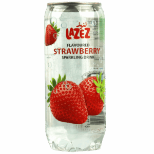 Laziz Sparkling Water - Strawberry (350ml * 24PC)