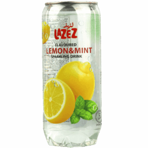 LAZEZ Lemon & Mint Flavoured Sparkling Drink (350ml * 24PC)